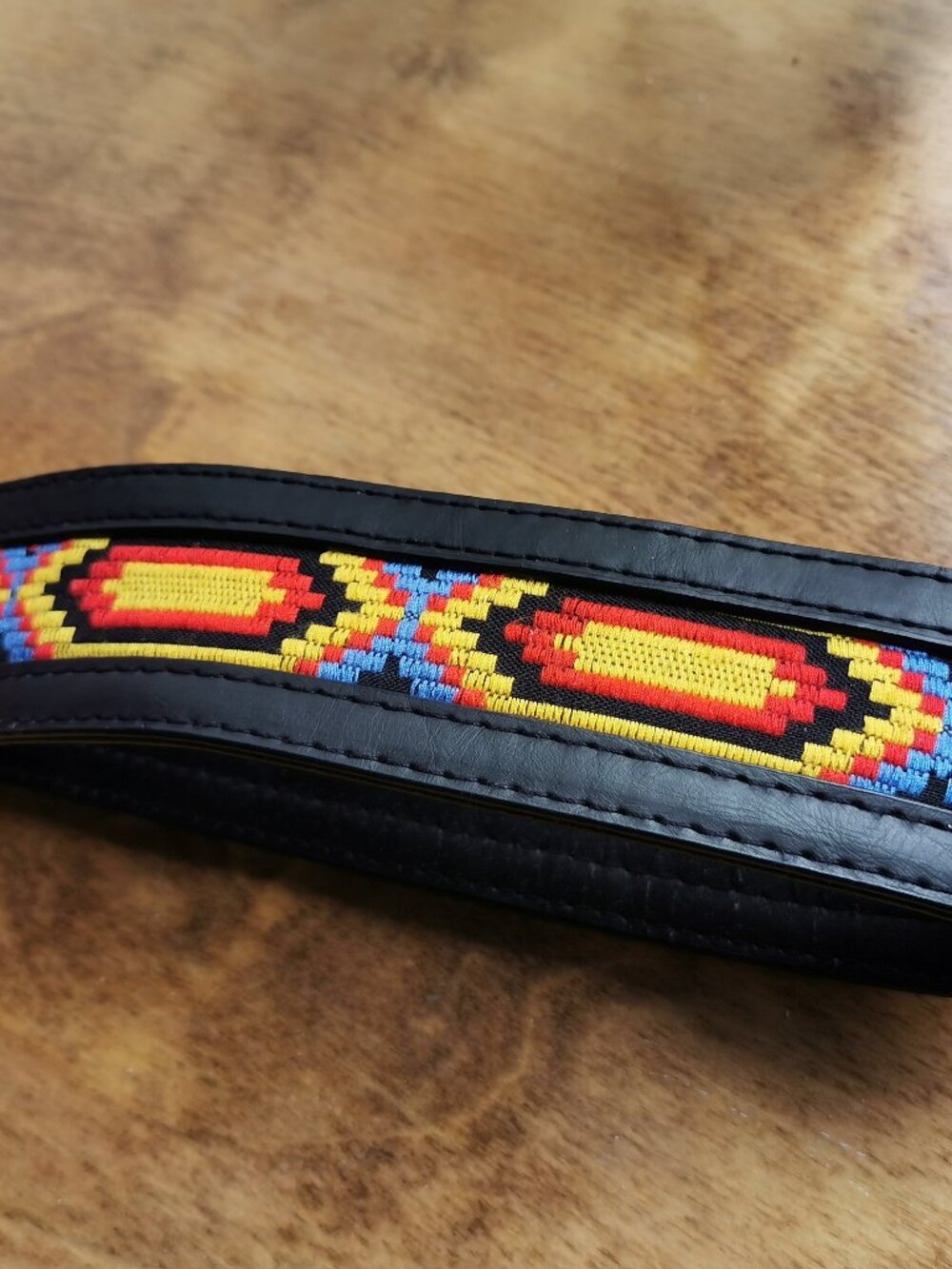 Country belt with Texas-style embroidery – 90 cm